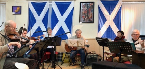 Campsie Scottish Folk Players performed throughout the Ceilidh with many of their own 
compositions and arrangements of celtic music.